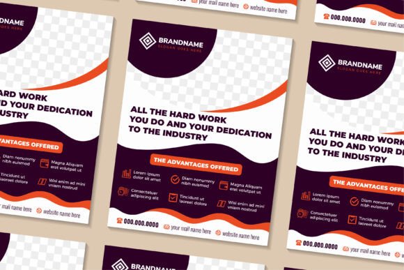 All the Hard Vertical Flyer: A Modern Tool for Impactful Branding