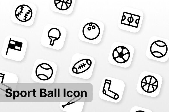 Ball Sport Icon: A Practical Vector Set for Modern Design Work