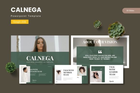 Calnega Google Slide Template: Design Powerhouse