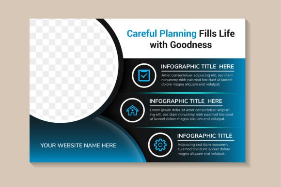 Careful Planning Horizontal Flyer: Designing Business Success Through Thoughtful Strategy