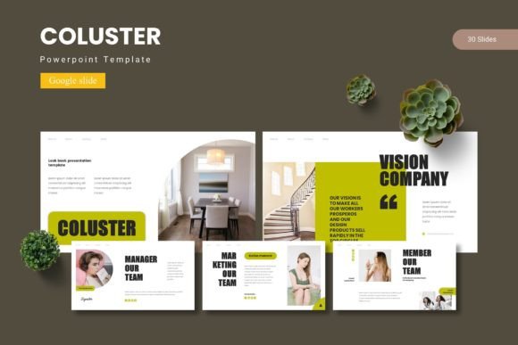 Coluster – Google Slide Template