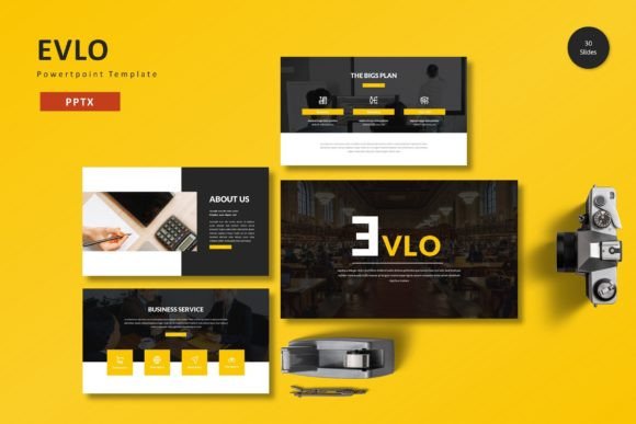 Evlo - PowerPoint Template: A Versatile Tool for Confident Presentations