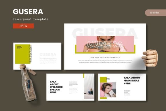 Gusera PowerPoint Template: Versatile Presentation Design for Confident Communication