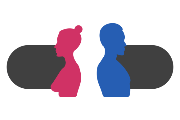 Man and Woman Comparison Visual Guide
