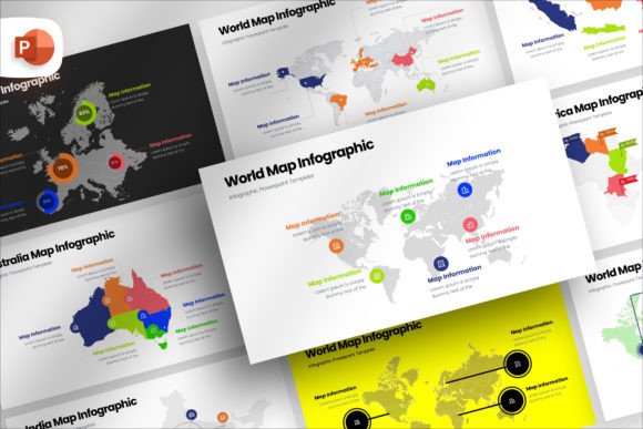 Map Infographic Presentation Template for Clearer Visual Stories