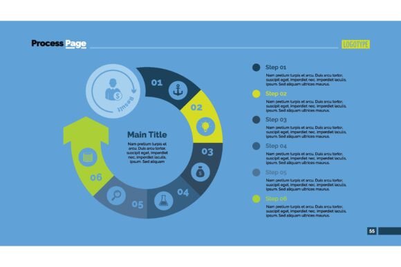 Master Visual Flow with a Rounded Arrow Process Chart
