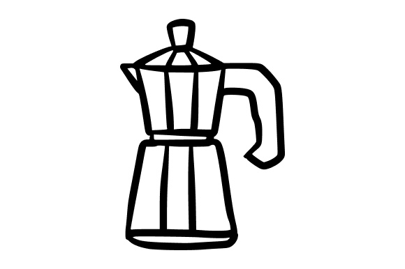 Mokapot Hand Drawing for Creative Projects