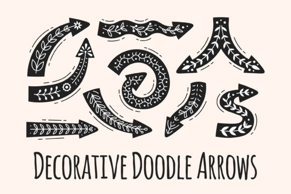 The Art of Direction: How Decorative Doodle Arrows Transform Visual Communication