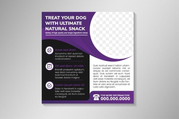 Treat Your Dog Square Banner: Creative Design Ideas