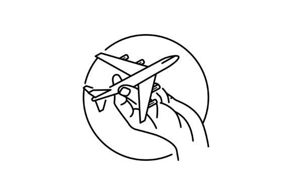 Vector Plane Toys Icon in Modern Design